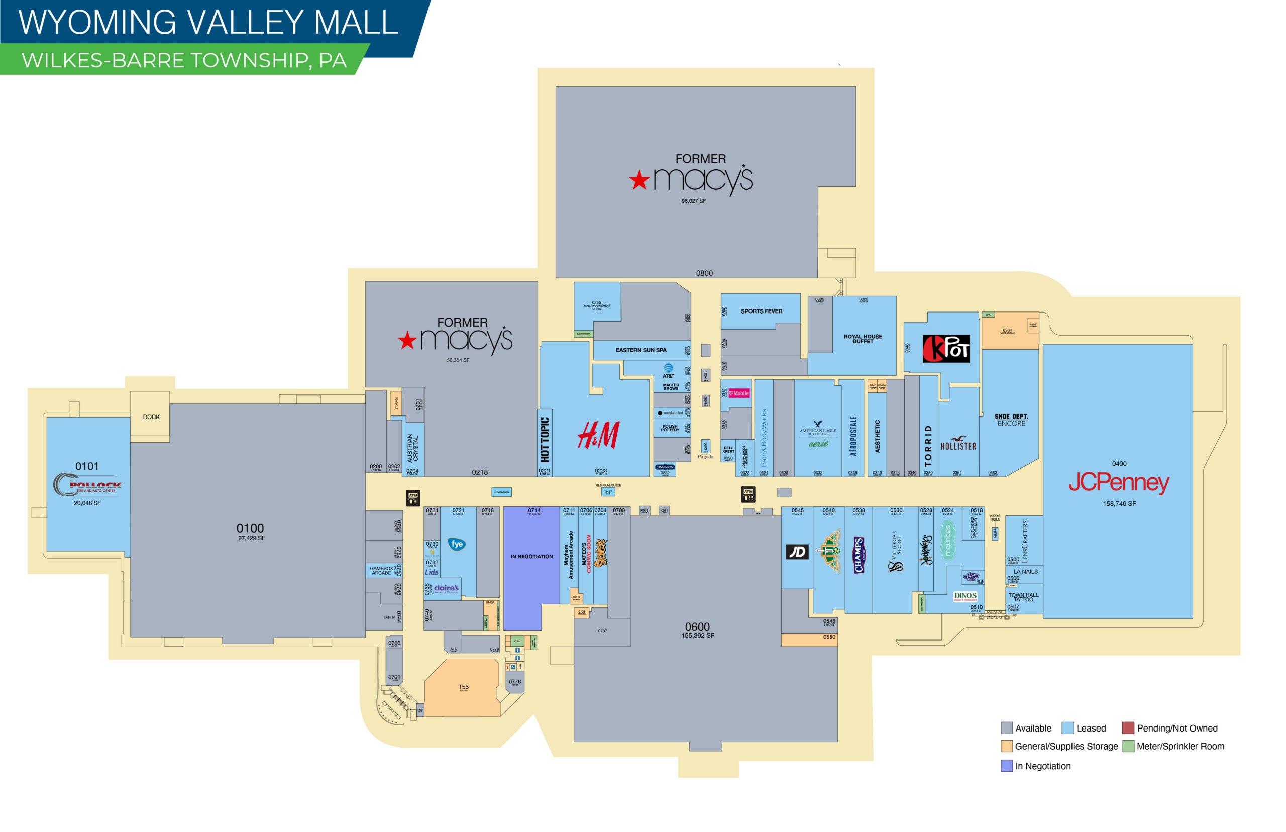 Wyoming Valley Mall Leasing Plan - 07-16-26